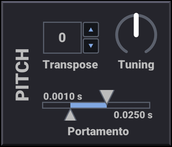 Addivox pitch settings